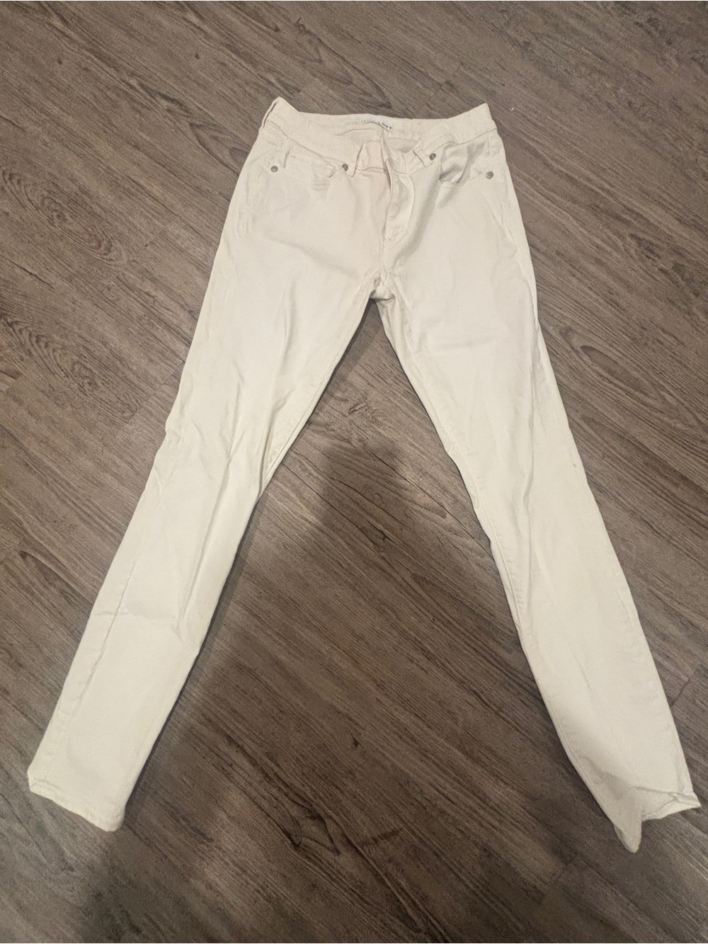Loft Women's White Jeans - Slim Fit